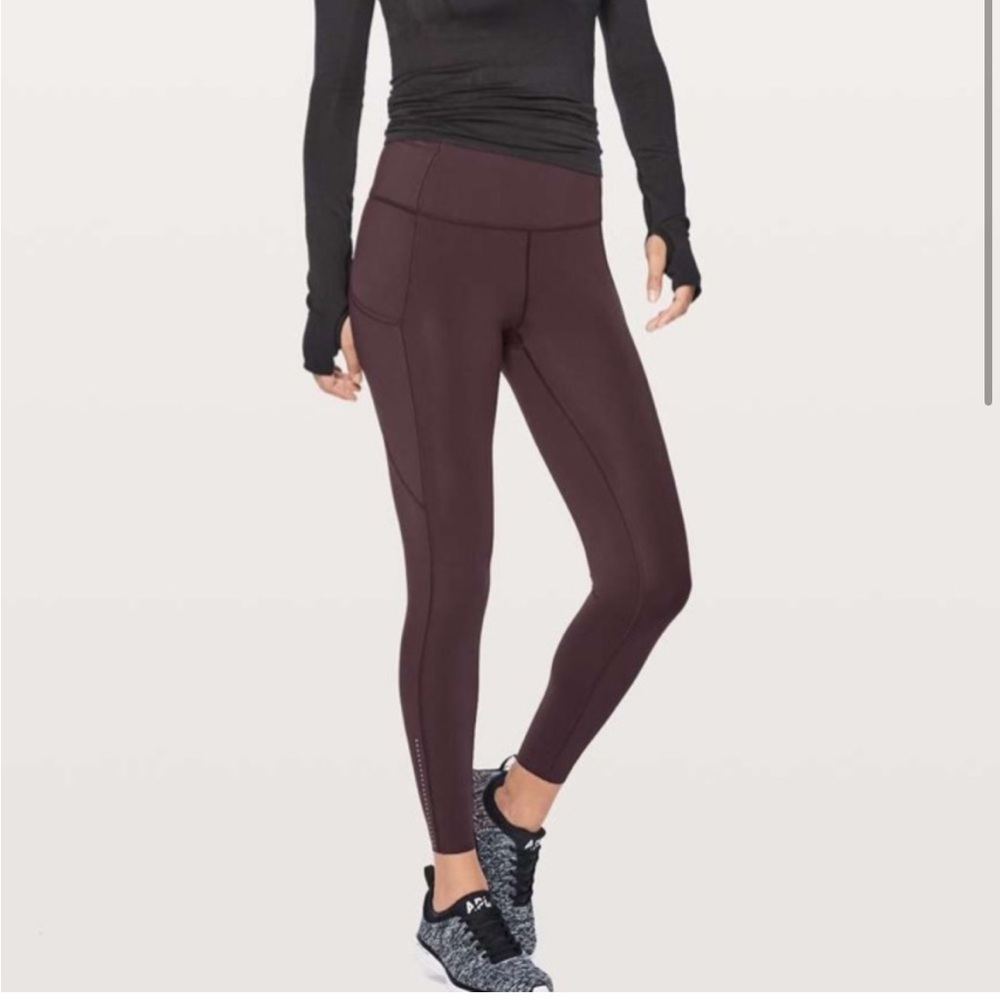 Lululemon All The Right Places Size 4 - Eggplant Purple